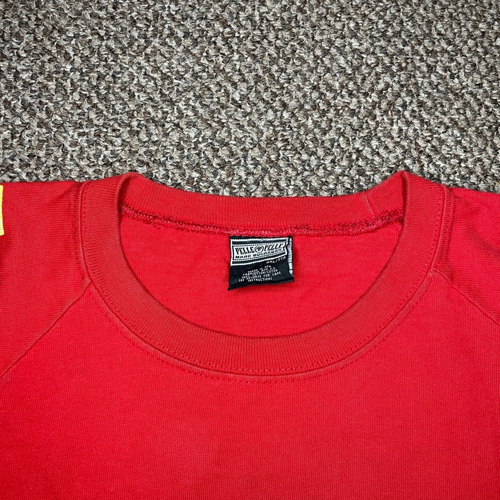 Vintage 90’s Pelle Pelle Thrashed Shirt Men’s Xxl View 6